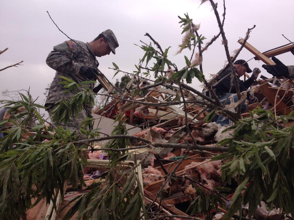 Arkansas National Guard relief photo