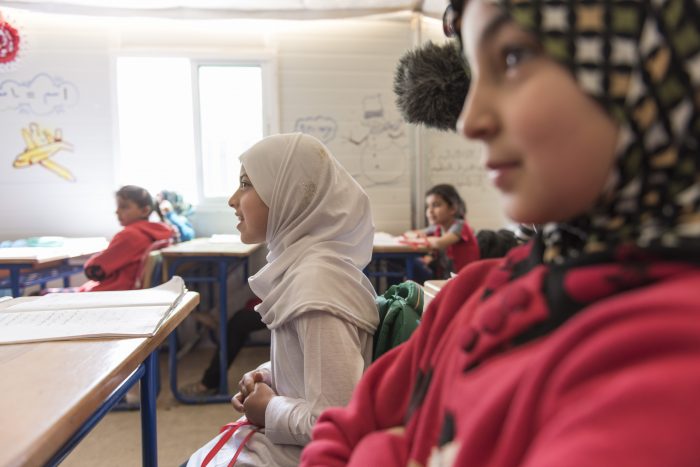 Zaatari Refugee Camp classroom