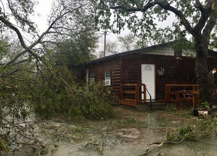 Damage from Hurricane Harvey in Gregory, Texas (Photo courtesy of Bryn Blanks, Direct Relief)