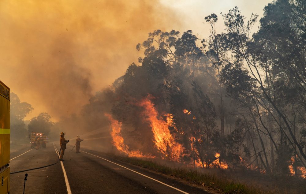 Fires burning in Australia