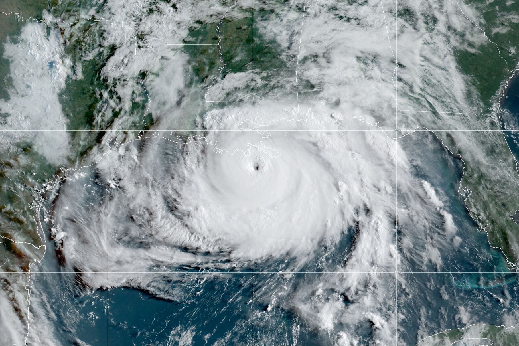 Category 4 Ida nearing the Louisiana Coast