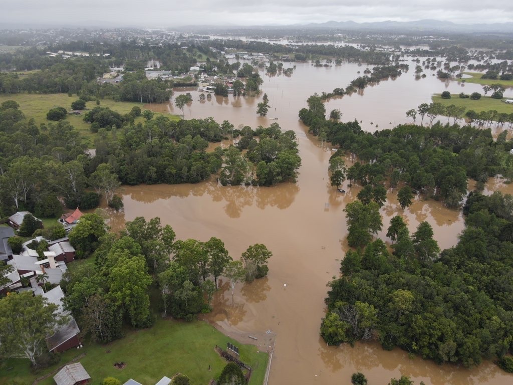 QldFES Australia Flooding Feb 28 2022 