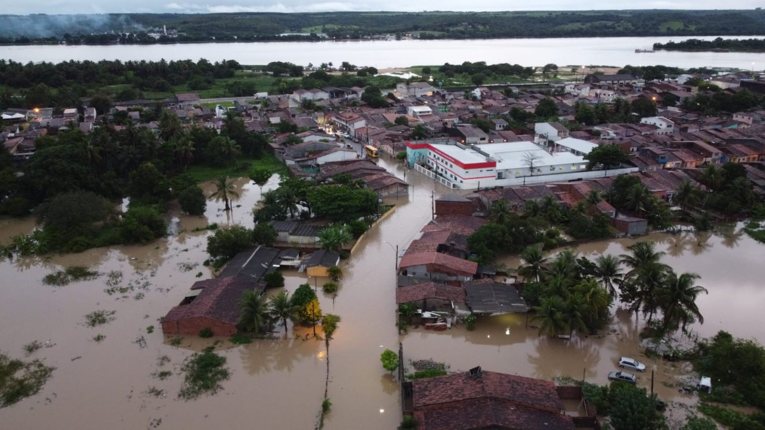 Dams burst in northeastern Brazil as region hit by floods